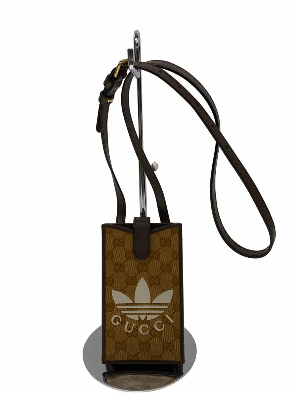 Gucci Smartphone Shoulder Bag Pouch Clutch GG Crystal